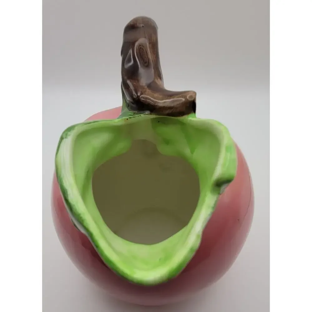 Pottery Barn Ceramic Peach Juice Water Iced Tea Pitcher